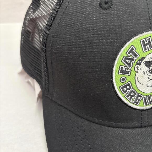 Fat Heads Brewery Black Hat Adjustable Strap In Back Excellent Condition - Picture 2 of 11